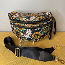 Load image into Gallery viewer, Roni - Nylon Crossbody - Turquoise Sunflower
