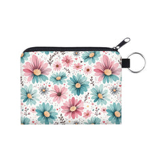 Load image into Gallery viewer, Mini Pouch - Floral Pink Blue Daisy
