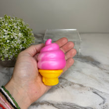 Load image into Gallery viewer, Squishy Toy - Ice Cream Cone, Pink
