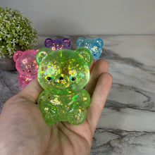 Load image into Gallery viewer, Squishy Toy - Gummy Bear, Glitter
