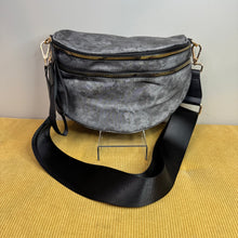 Load image into Gallery viewer, The Roni Nylon Crossbody - Medium Grey Acid Wash
