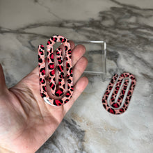 Load image into Gallery viewer, Jumbo Paperclip - Pink Animal Print - PREORDER
