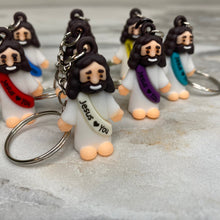Load image into Gallery viewer, Keychain - Silicone - Religious - Jesus Loves You
