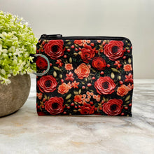 Load image into Gallery viewer, Mini Backpack, Pouch, &amp; Mini Pouch Bundled Set - Embroidery Rose Floral
