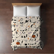 Load image into Gallery viewer, Blanket Halloween #4 - Ghost Cats - PREORDER ends 7/25
