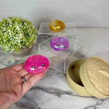 Load image into Gallery viewer, Squishy Toy - Mini Dumpling, Slow Rise Glitter - 3 PACK!
