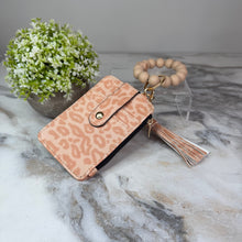 Load image into Gallery viewer, Bracelet Keychain &amp; Card Holder Wallet - Animal Print
