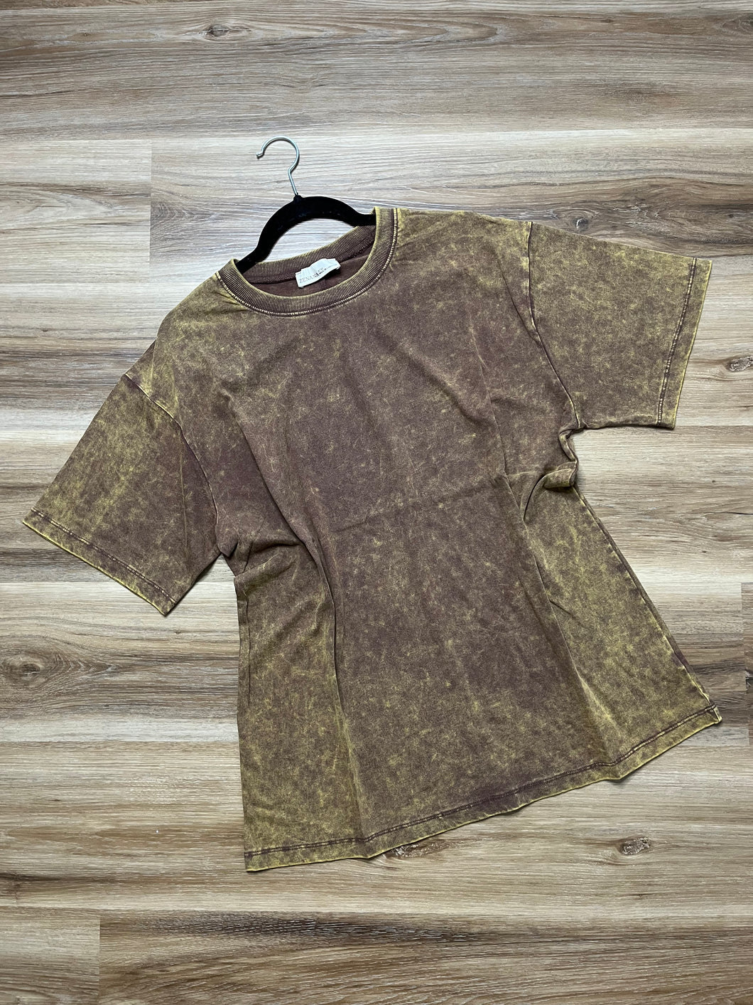 Mineral Wash Boyfriend Tee