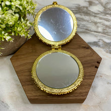 Load image into Gallery viewer, Compact Mirror - Blue Floral (by shape)
