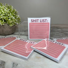 Load image into Gallery viewer, The Sticky Note Collection - Adult, Shit List
