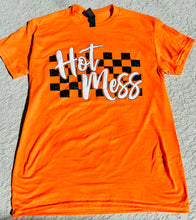 Load image into Gallery viewer, Hot Mess Checkered (Safety Orange)
