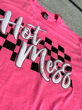 Load image into Gallery viewer, Hot Mess Checkered (Neon PINK)
