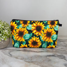 Load image into Gallery viewer, Pouch - Floral Sunflower
