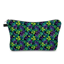 Load image into Gallery viewer, Pouch - St. Patrick’s Day - Purple Green Clovers
