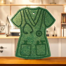 Load image into Gallery viewer, Green Scrub Top Freshie
