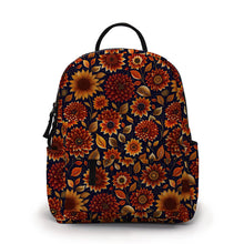 Load image into Gallery viewer, Mini Backpack - Moody Crimson Floral
