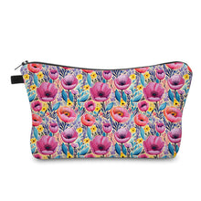 Load image into Gallery viewer, Pouch - Floral Pink Yellow Poppy
