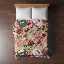 Load image into Gallery viewer, Blanket Christmas #5 - Coffee, Cocoa, &amp; Desserts - PREORDER
