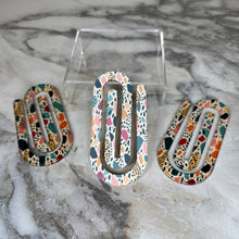 Load image into Gallery viewer, Jumbo Paperclip - Abstract Stones Brush Stroke - PREORDER
