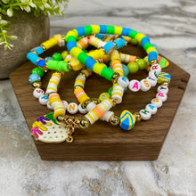Load image into Gallery viewer, Bracelet - Clay + Bead - Easter Mix #8
