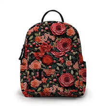 Load image into Gallery viewer, Mini Backpack, Pouch, &amp; Mini Pouch Bundled Set - Embroidery Rose Floral
