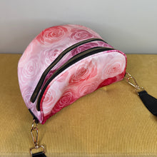 Load image into Gallery viewer, The Roni Nylon Crossbody - Pink Purple Ombré Roses
