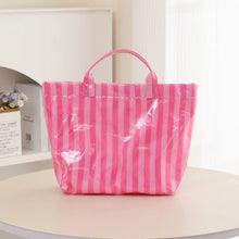 Load image into Gallery viewer, April Vinyl Tote Bag - Stripes
