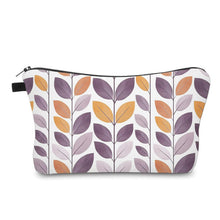 Load image into Gallery viewer, Pouch - Purple Orange Leaves

