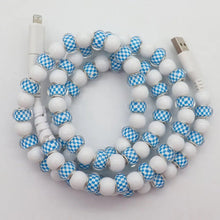 Load image into Gallery viewer, Charging Charger Cord - Beaded - Clear Design
