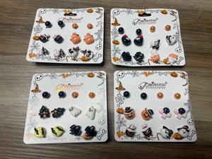 6pk Halloween Studs