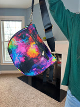 Load image into Gallery viewer, The Roni Nylon Crossbody - Pink Orange Galaxy
