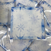 Load image into Gallery viewer, The Sticky Note Collection - Christmas Dark Blue Snowflakes
