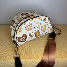 Load image into Gallery viewer, The Roni Nylon Crossbody - Religious Jesus Loves You Bronze

