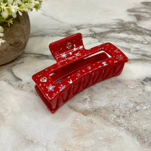 Load image into Gallery viewer, Hair Clip - Christmas Silver

