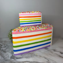 Load image into Gallery viewer, Squishy Toy - Rainbow Cake, Jumbo
