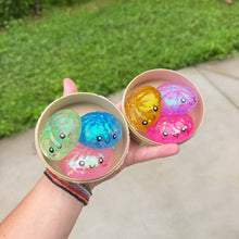 Load image into Gallery viewer, Squishy Toy - Mini Dumpling, Slow Rise Glitter - 3 PACK!
