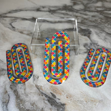 Load image into Gallery viewer, Jumbo Paperclip - Mermaid Rainbow - PREORDER
