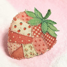 Load image into Gallery viewer, Strawberry Patchwork Freshie
