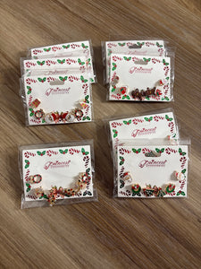 3pk Xmas Studs