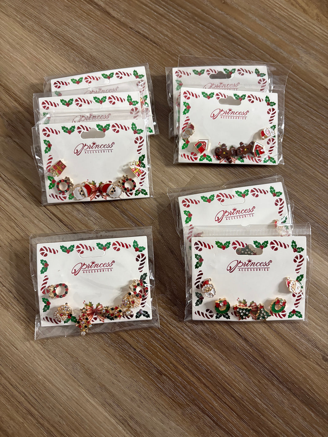 3pk Xmas Studs