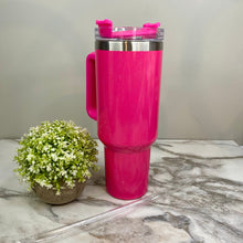 Load image into Gallery viewer, Tumbler 40oz - Shimmer - Hot Pink
