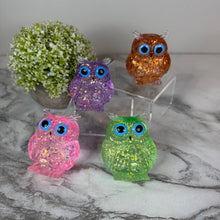 Load image into Gallery viewer, Squishy Toy - Owl, Glitter
