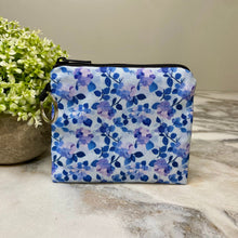 Load image into Gallery viewer, Mini Pouch - Floral Purple Hydrangea
