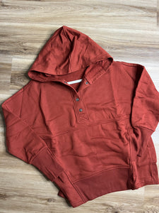 Buttoned Hoodie