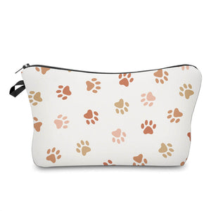 Mini Backpack, Pouch, & Mini Pouch Bundled Set - Dog Paw Tan