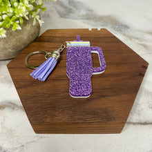 Load image into Gallery viewer, Keychain - Tumbler - Purple
