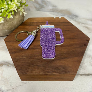 Keychain - Tumbler - Purple