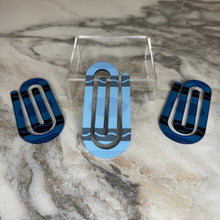 Load image into Gallery viewer, Jumbo Paperclip - Blue Crayon - PREORDER
