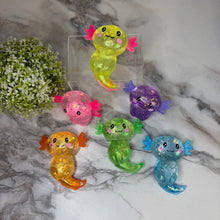 Load image into Gallery viewer, Squishy Toy - Axolotl Glitter
