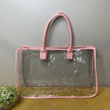 Load image into Gallery viewer, Tote Bag Clear - Color Trim
